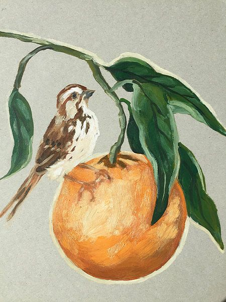 Orange is the new industry by Helia Tayebi Art