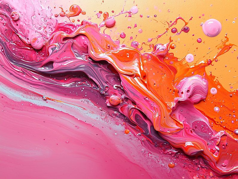 Pink Splash und Bubble Gum von Bianca Bakkenist