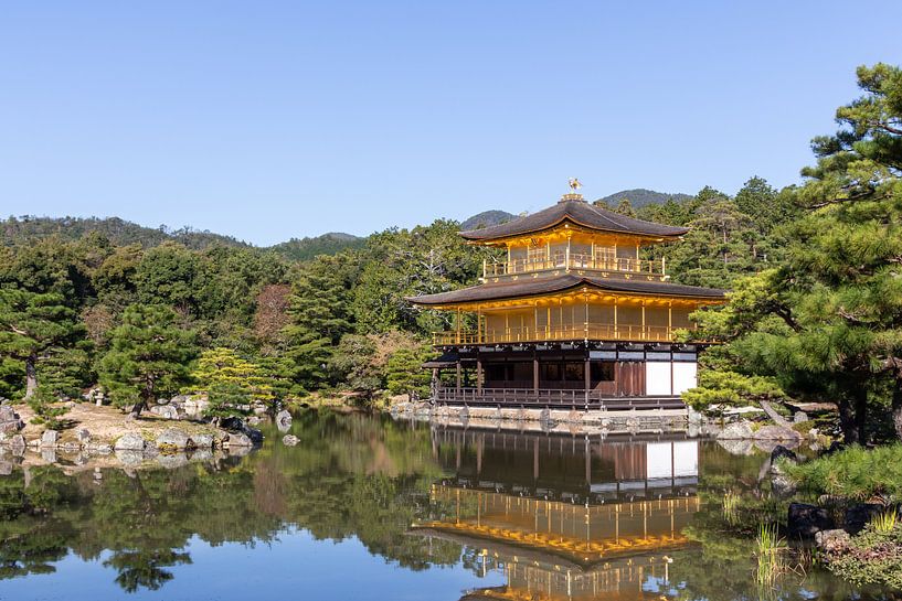 Goldener Tempel in Kyoto von Mickéle Godderis