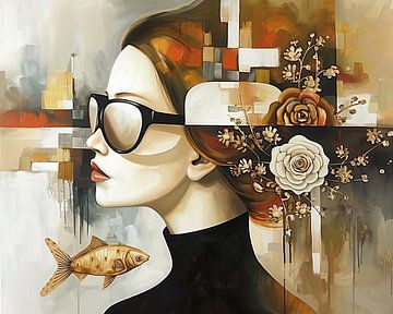 Vrouwenportret | Elegance Revealed van De Mooiste Kunst