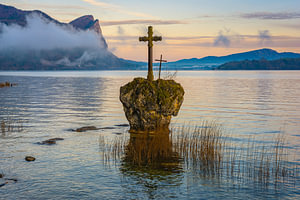 Morgendämmerung am Mondsee
