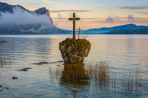 Morgendämmerung am Mondsee