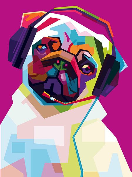 Schattige Hond - Muziekliefhebbers van Yusuf Dedi Wijaya