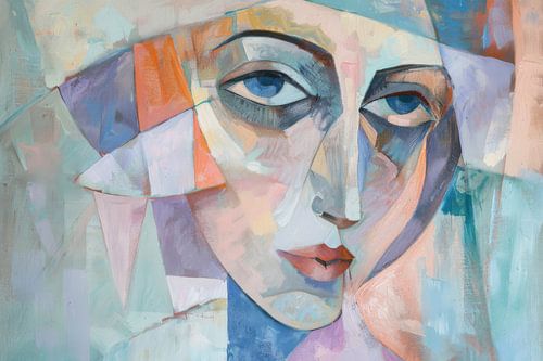 Abstracte vrouw