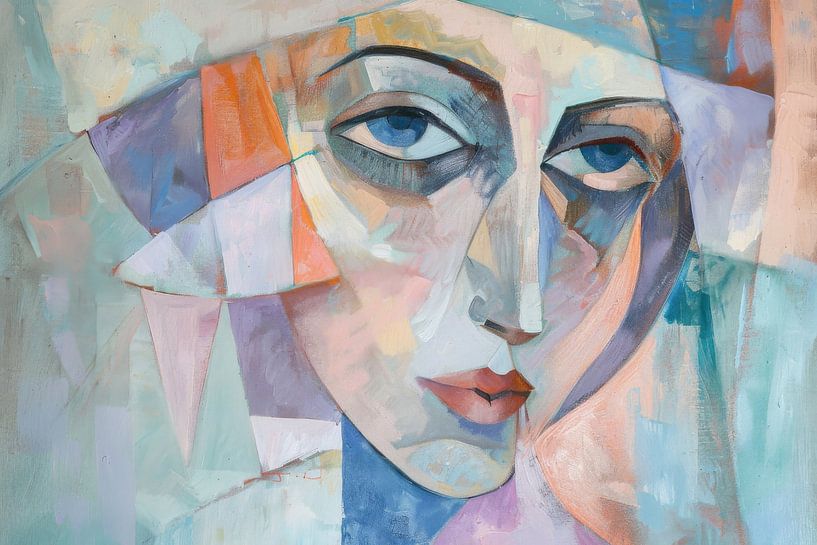 Abstrakte Frau von Poster Art Shop