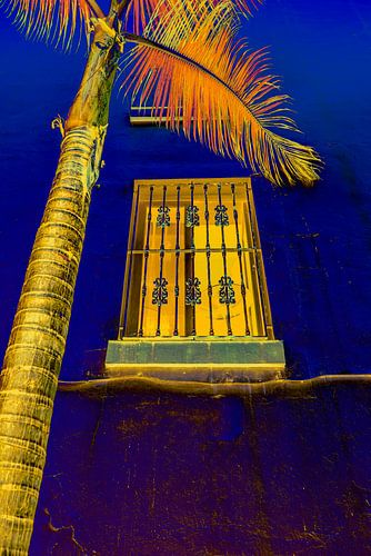 Popart kleuren op de Canarische eilanden.