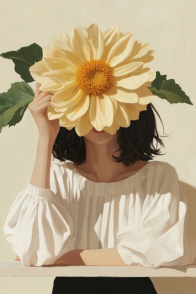 Portrait, Dahlia on your head  by Studio BB