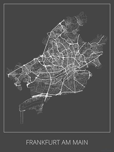 Frankfurt am Main, grijs