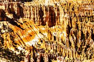 Aiguilles rocheuses de l'amphithéâtre dans le grand paysage d'érosion du parc national de Bryce Cany par Dieter Walther Aperçu