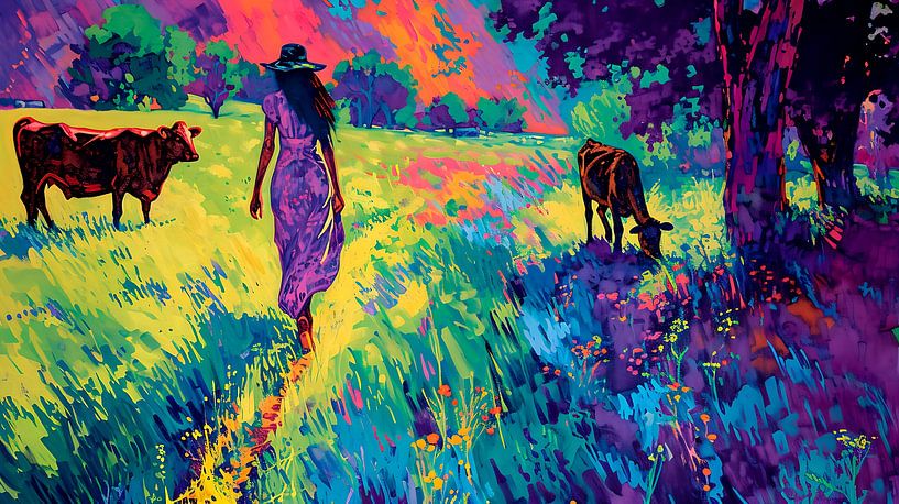 Strolling through the meadow by Harry Hadders Design