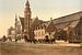La gare ferroviaire, Bruges, Belgique (1890-1900) sur Vintage Afbeeldingen