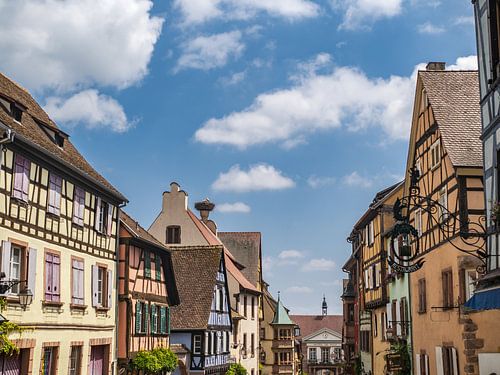 Het charmante dorp Riquewihr in de Elzas