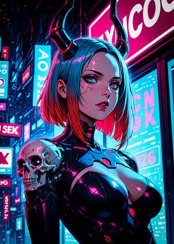 Anime Cyborg Robot Girl