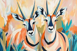 Gazellen van Blikvanger Schilderijen