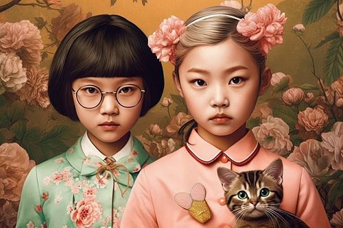 Fine art portret "Best friends"