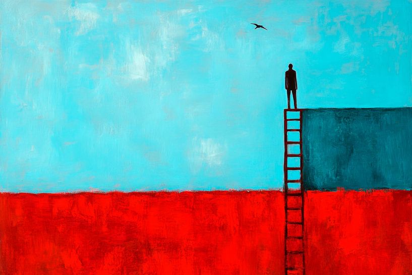 Glimmer of hope for ascent by Poster Art Shop
