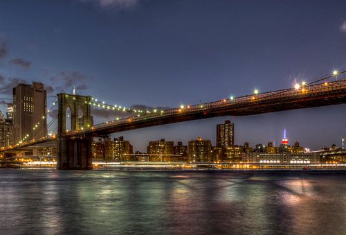 New York Brooklyn Bridge Manhattan by Carina Buchspies