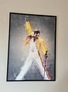 Klantfoto: Freddie Mercury olieverf portret van Bert Hooijer