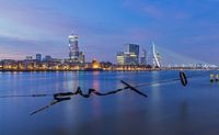 Die Skyline von Rotterdam von MS Fotografie | Marc van der Stelt Miniaturansicht