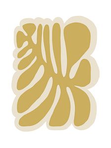 Bold Flower in Ocker