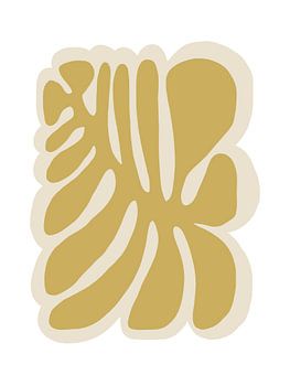 Bold Flower in Ocker