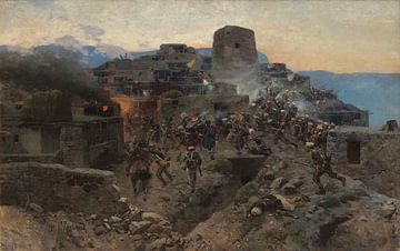 Franz Roubaud, L'attaque d'Aul Gimry le 17 octobre 1832, 1891