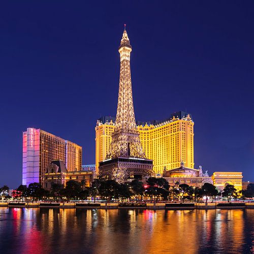 Eiffel Tower at Hotel Paris The Strip, Las Vegas, Nevada, USA