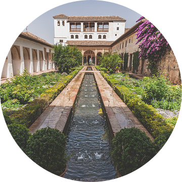 De Generalife villa van Alhambra  in Granada