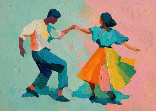 Dance Woman | Swinging into Joyful Moments by Wonderful Art