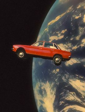 Flying Space Car by Taudalpoi