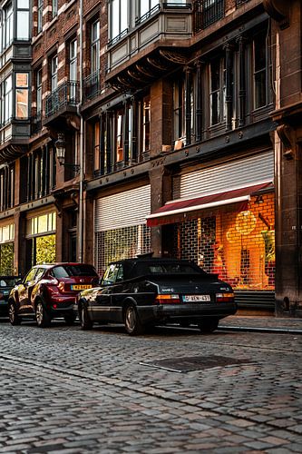 Parked cars in Brussels