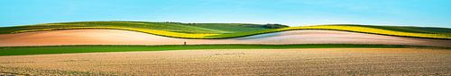 Collines colorées France panorama sur Jeroen Mikkers