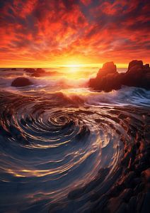 Goldene Stunde am Meer