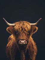 Das Glühen der Highlands - Schottischer Highlander im Porträt