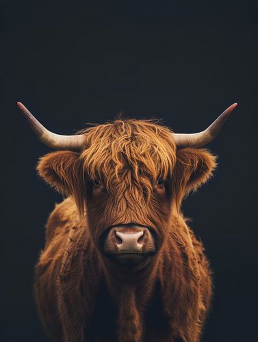 Glow of the Highlands - Scottish Highlander in Portrait