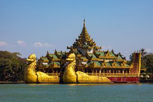 Die königliche Barke in Yangon