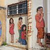 Sssst Street Art Eric Lai Mural Art's Lane Ipoh Malaysia sur My Footprints