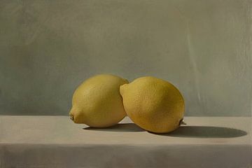 Citroenen | Silent Tangy Pair van Kunst Kriebels