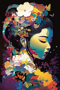 Geisha im Farbrausch: Ein Porträt der japanischen Schönheit