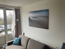 Klantfoto: Het strand van Schiermonnikoog van Tineke Visscher, op aluminium