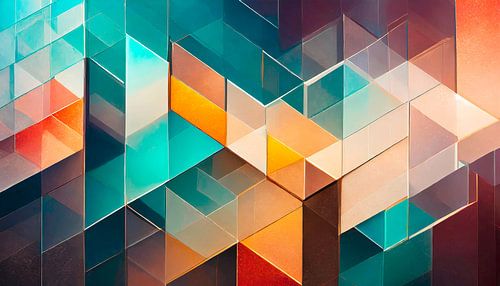 Art colours with shapes