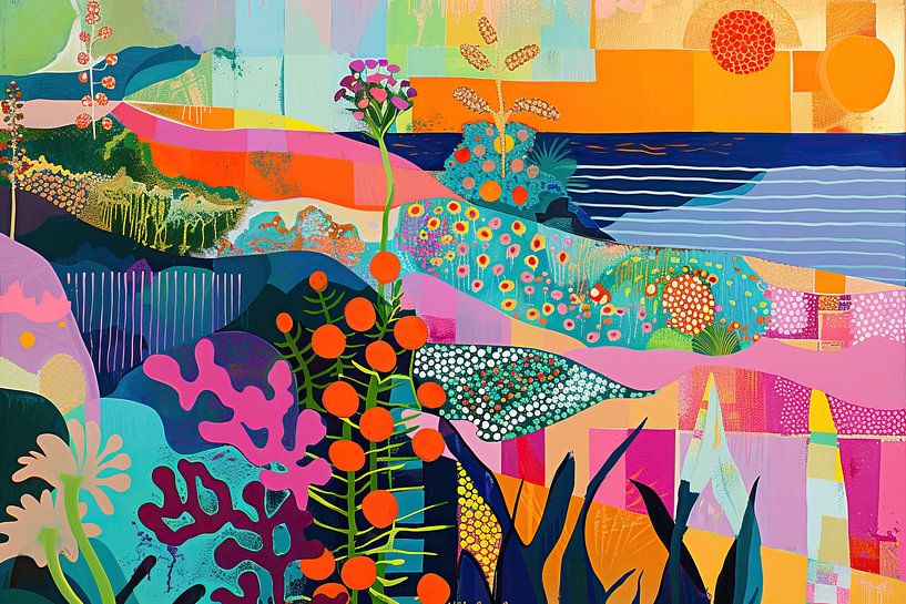 Landschaftsmalerei von Wunderbare Kunst