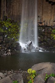 Svartifoss waterval IJsland van Menno Schaefer