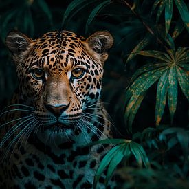 Leopard im Dschungel von Matthias Spartz