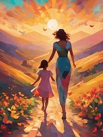 Motherhood pure happiness by Jolique Arte