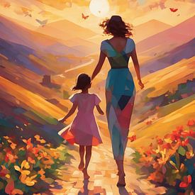 Motherhood pure happiness by Jolique Arte