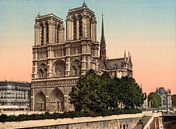 Notre Dame Paris (1890-1900) von Vintage Afbeeldingen Miniaturansicht