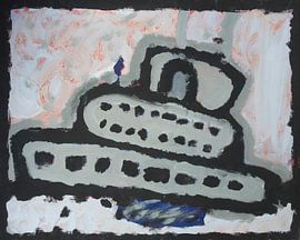 Ship at sea by Jasper Niemeijer