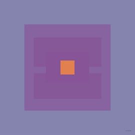 Abstraktes Lila Color Field von Mid Century Art House