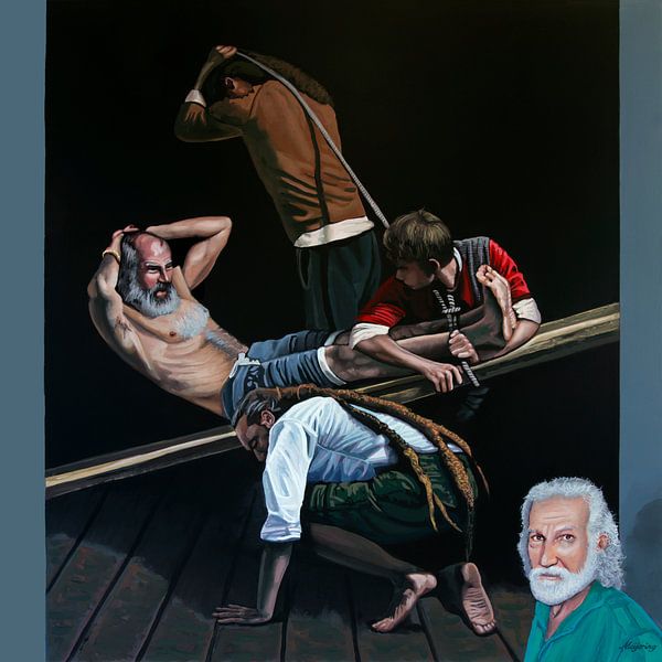 Ernesto Gennaro Solferino Schilderij van Paul Meijering